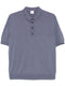 fine-knit polo shirt